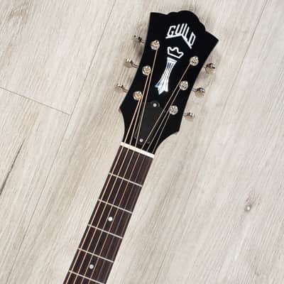 Guild F-40 Standard Jumbo Acoustic Guitar, Rosewood Fretboard, Natural image 9