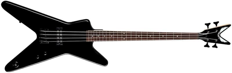 Dean ML Metalman 4-String Electric Bass Guitar with Active EQ Classic Black image 1