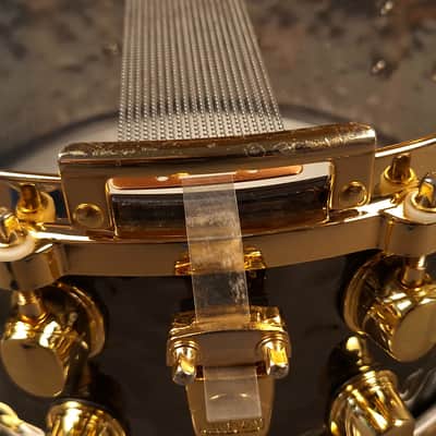 Mapex Black Panther Hammered Brass BPBR465H 14x6.5 Snare Drum | Original Owner image 18