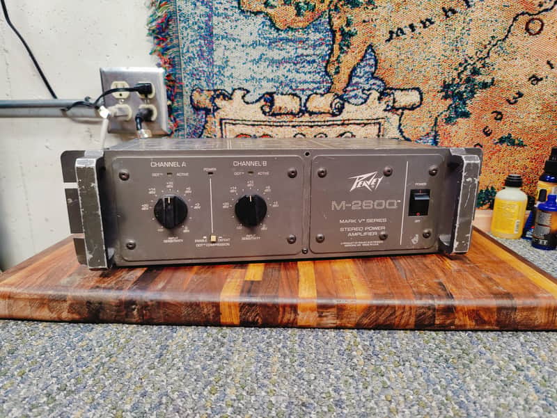 Peavey M-2600 Mark V Series Stereo Power Amplifier 1990s image 1