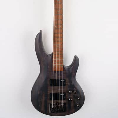 ESP LTD B-204SM- See Thru Black Satin image 1