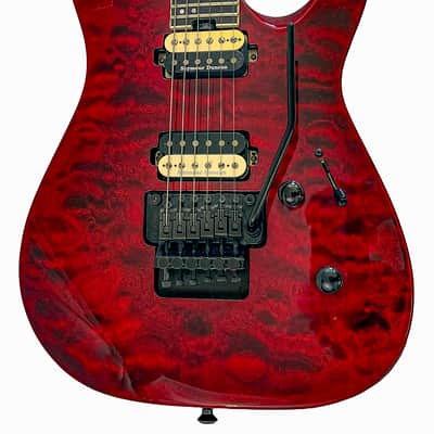 Jackson Pro Series DK2Q Dinky 2015 - Transparent Red image 1