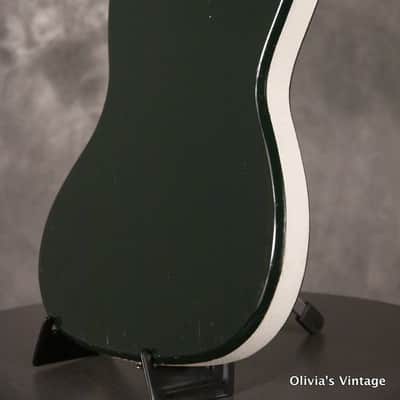 original 1967 Danelectro SLIMLINE DANE B3N 12-string DARK GREEN!!! image 19
