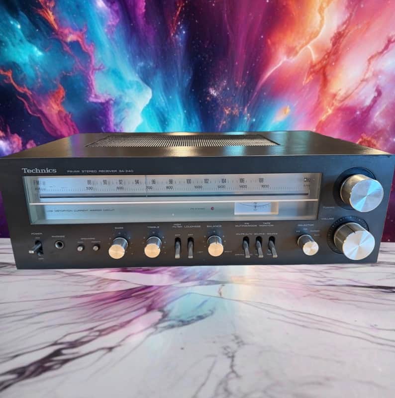 Technics SA-340 Am/Fm Stereo Receiver Amplifier Freshly Serviced Excellent 🎶🔥