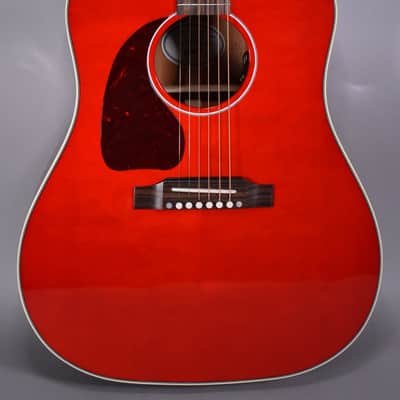 2025 Gibson J-45 Standard Left-Handed Acoustic-Electric | Cherry Finish W/OHSC image 3