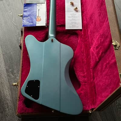 Gibson Firebird V Pelham Blue Vibrola Limited Edition image 8