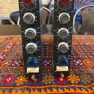 Neve 1066 Mic / Line Input Module with 3-Band EQ Pair 1970s - RAF Blue Grey (Lot #1) image 3
