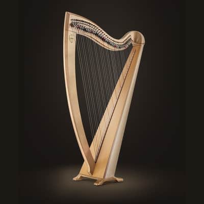 Aoyama 36 string lever Harp Troubadour or Irish Harp 5 full