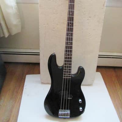 Sebring Samick Jammer SSB-10 Bass Guitar, 1980's, Korea, Black, Clean image 1