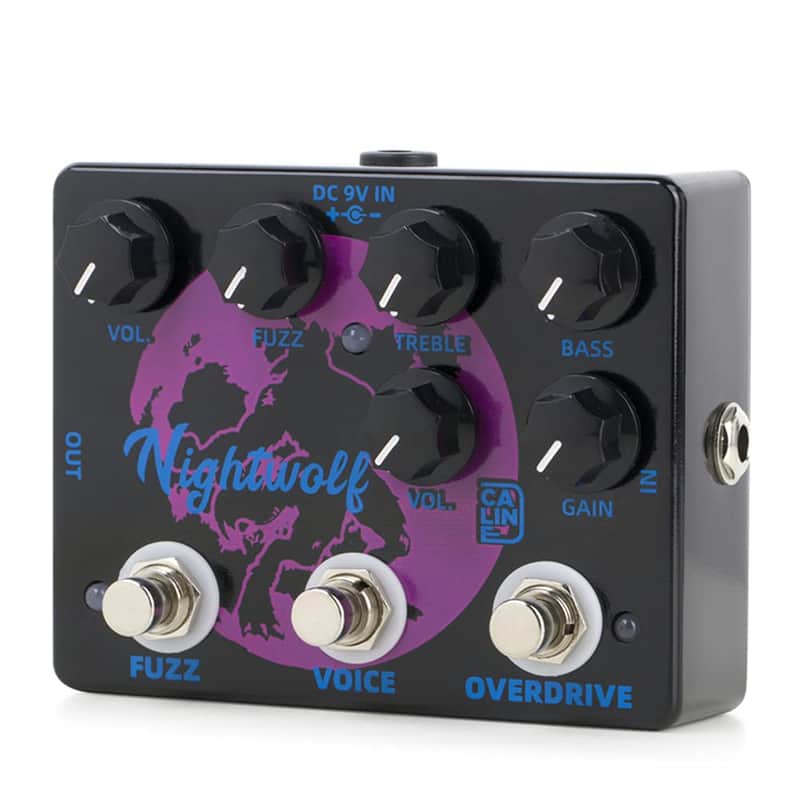 Caline DCP-08 Nightwolf Fuzz Overdrive Effect Pedal Dual Guitar Pedal (Price includes the import duty for US buyer) image 1