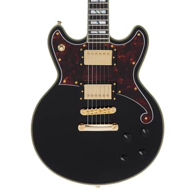 D'Angelico Deluxe Brighton - Solid Black (DADBRISBK2GS) image 6
