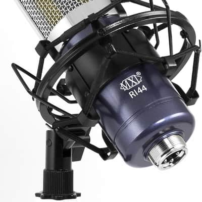 Mint MXL R144 Multi-Purpose Ribbon Microphone with Shockmount, Purple (MXL R144) image 2