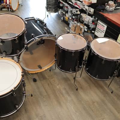 Pre-Owned DW Collector's Series Pure Maple 5-PC Shell Pack 15/16/18/20/28 (Ebony Lacquer Stain) image 6