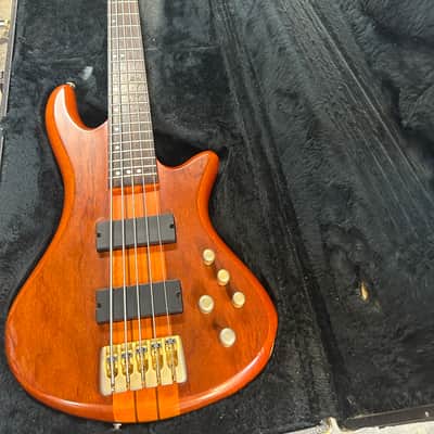 Schecter Stiletto Studio-5 Active 5-String Bass 2010s - Honey Satin image 9