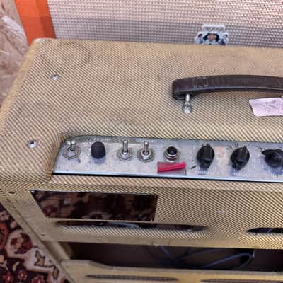 Vintage 1991 Fender Bassman 5F6-A 4x10 Tweed RI Valve Amplifier *Ex Eric Clapton* image 9