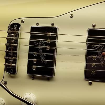 Jazzmaster Guitar Modified w WRHB Pickups & Upgrades 2020s - Glossy White image 7