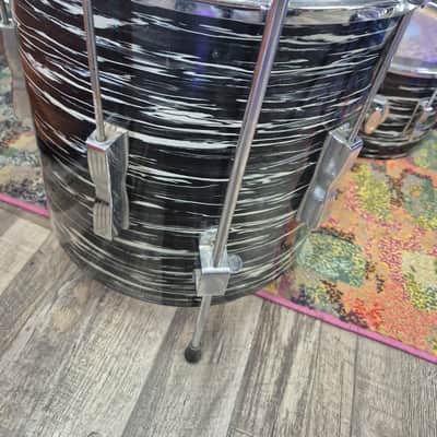 Ludwig 1971 442 3 piece kit 1971 - Black oyster image 3