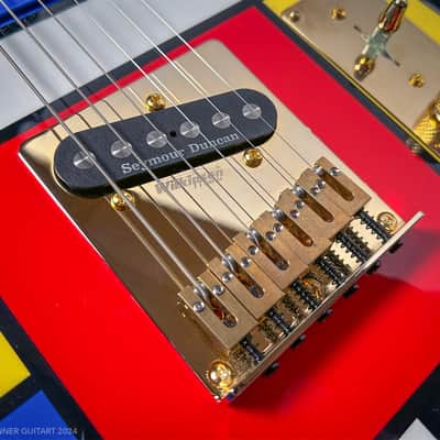 Custom Mondrian Tele by Conner Guitart image 9