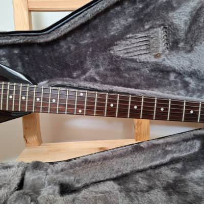 2008 Kramer Vanguard Flying V FR-440S Black w/OHSC image 3