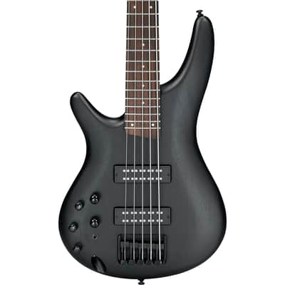Ibanez SR305EBLWK SR Standard Left Handed 5-String Electric Bass Weathered Black image 1