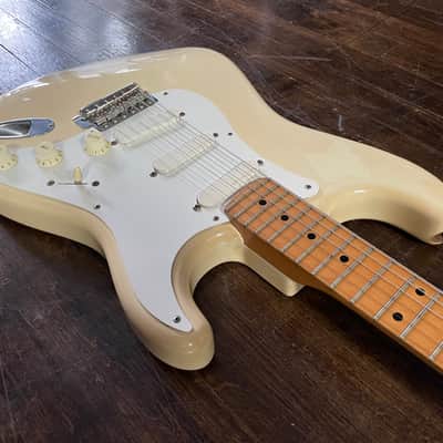2002 Fender ST-54 95LS 1954 Reissue Stratocaster Eric Clapton Specs Vintage White V Neck prof MIJ image 7