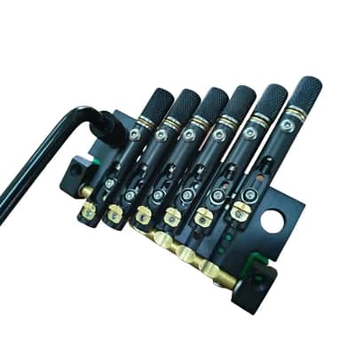Nova Guitar Parts 6-String Headless Tremolo Bridge - Black image 4