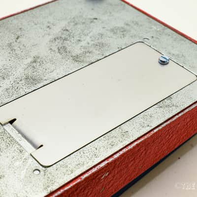 The Cobra Cat Stainless steel battery cover for Univox Super-Fuzz U-1095 guitar pedal image 2
