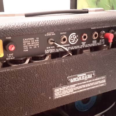 Fender Super Champ "rivera era" 1984 Black Face image 3