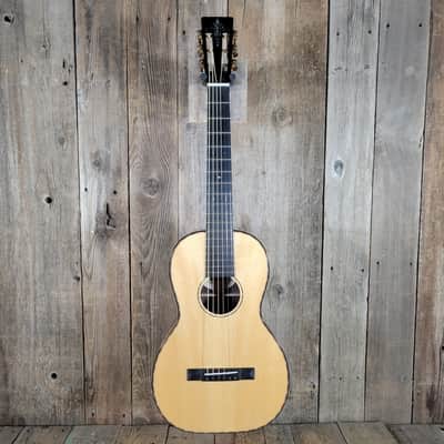 Preston Thompson Guitars Size 2 BA Brazilian Rosewood and Spruce Parlor Guitar with Calton Case - Natural image 2