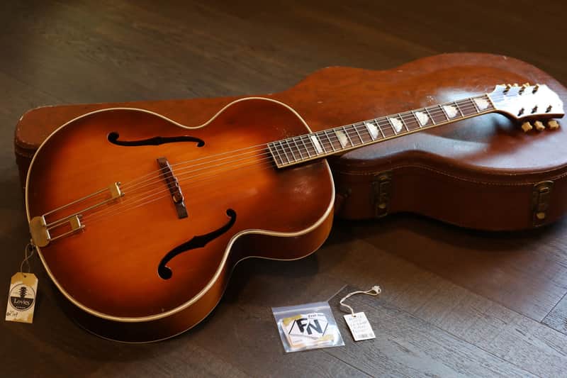 1953 Epiphone De Luxe Acoustic Archtop Guitar Sunburst From Tommy Shaw of STYX Collection+OHSC(4528) image 1