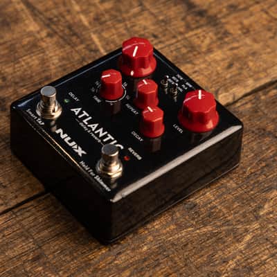 NuX NDR-5 Verdugo Series Atlantic Delay/Reverb 2018 - Black/Red image 4