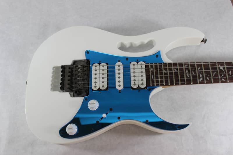 Blue Mirror Front route HSH Pickguard fits* Ibanez (tm) Jem JR image 1