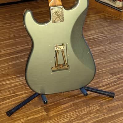 Mario Martin S Style Guitar- Metallic Charcoal Frost image 20