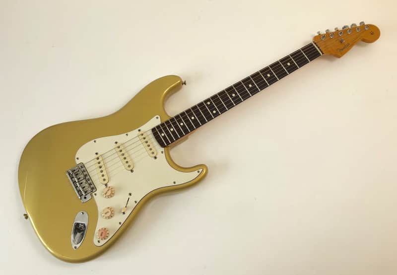 Fender Stratocaster Vintage Player 60's J.W. black 2001 Aztec Gold image 1