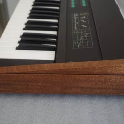 Wood ends for Yamaha DX7 DX9 synthesizer Side panels End caps Mahogany image 2