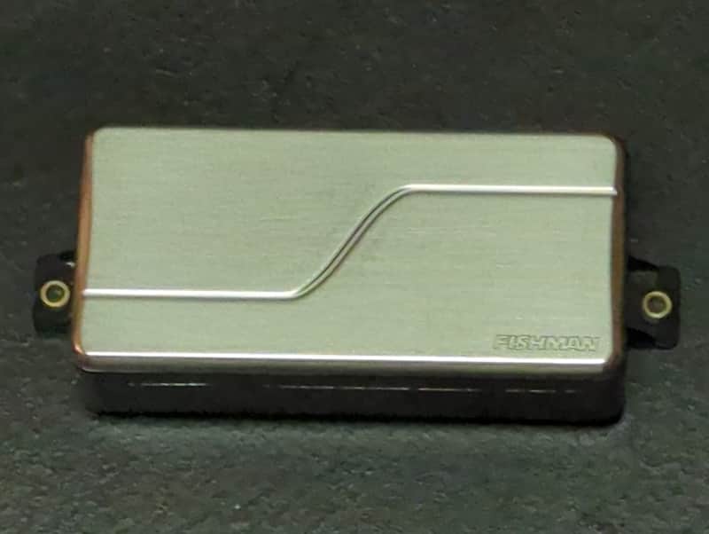 Fishman Fluence Modern Ceramic 7-String Pickup, Brushed Stainless Steel image 1