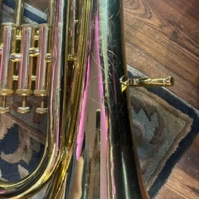 Yamaha YEP-201 3-valve Student Euphonium - Clear Lacquer image 11