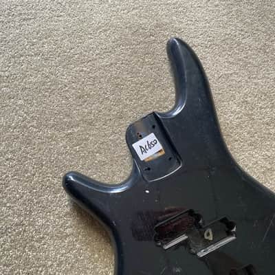 Black Left Handed 4 String Bass Basswood Body image 5