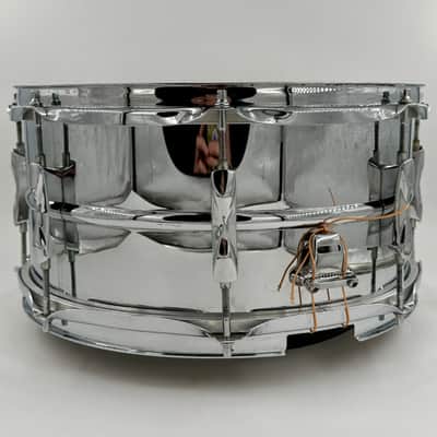 Premier 14” x 6.5” 1026 Snare Drum 1984-1986 - Chrome image 8