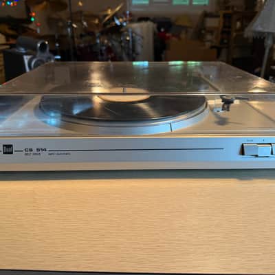Dual CS 514 Silver Turntable Record Player DN 239 Cartridge Fresh Service Rare! image 6