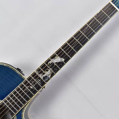 Takamine LTD 2016 Decoy Limited Edition Acoustic Guitar in Green Blue Burst! image 7