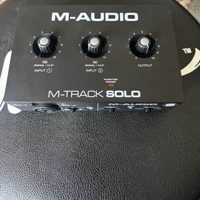 M-Audio M-Track Solo USB Audio Interface 2020 - Present - Black image 3
