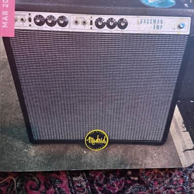 Unique! Fender Bassman "Drip Edge" 2-Channel 50-Watt Guitar Amp combo 1968 - 1969 - Silverface image 1