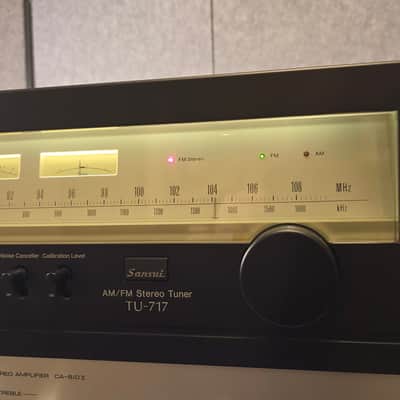 Sansui TU-717 1980s - Black image 3