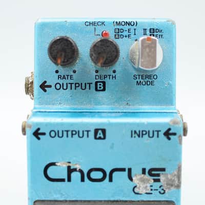 Boss CE-3 Chorus Check Lamp Not Work 1987 Made in Japan Green Label Vintage Guitar Effect Pedal 772900 image 3