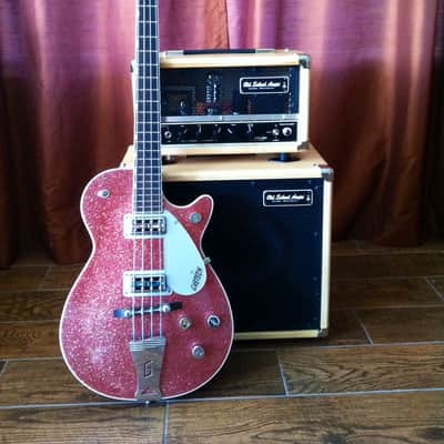 Gretsch Custom G6128B Thunder Jet bass Champagne Sparkle! Exquisite! image 3
