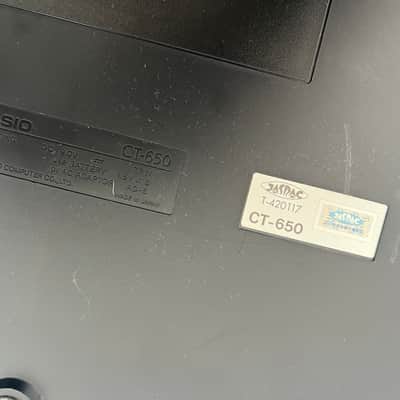 Casio CT-650 PCM ToneBank Keyboard working image 7