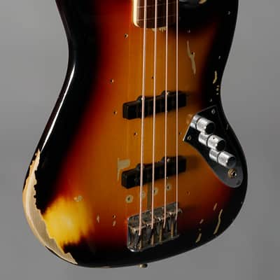 Fender Custom Shop Jaco Pastorius Tribute Jazz Bass Relic 2017 - 3-Color Sunburst image 2