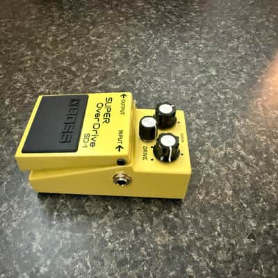 Boss SD-1 Super OverDrive (Silver Label) 1997 - Present - Yellow image 3