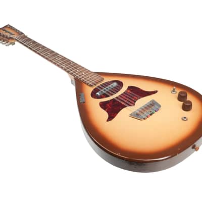 1964 - Danelectro Bellzouki - Tan / Sunburst image 3